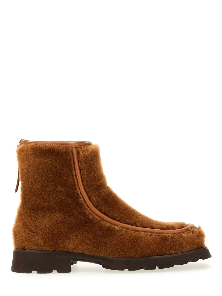 HEREU Zippered Leather Boot for Women