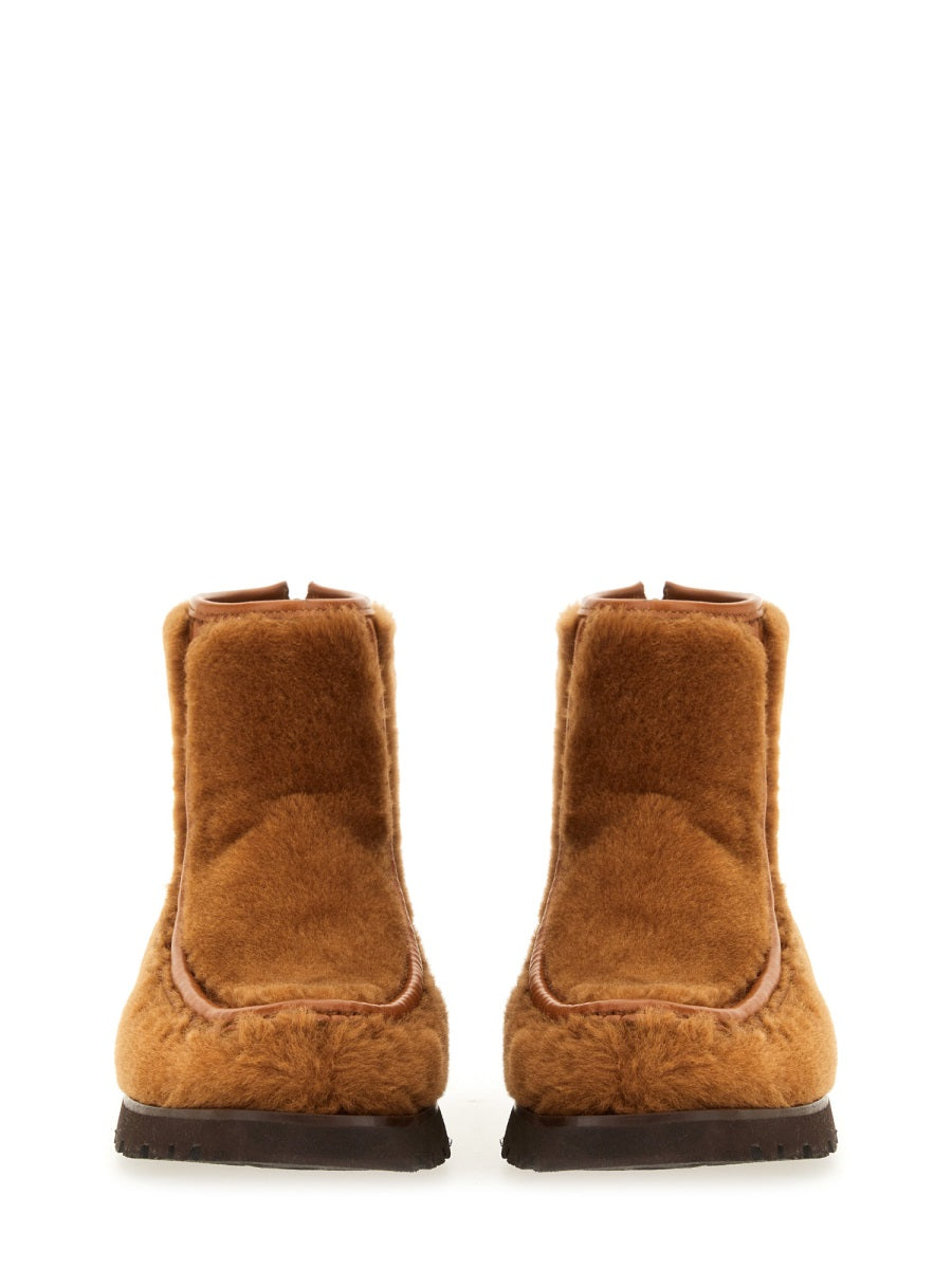 HEREU Zippered Leather Boot for Women