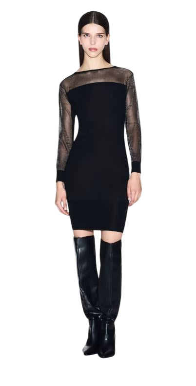 ARMANI EXCHANGE Stylish Mini Dress for Women - Fall Winter 2025