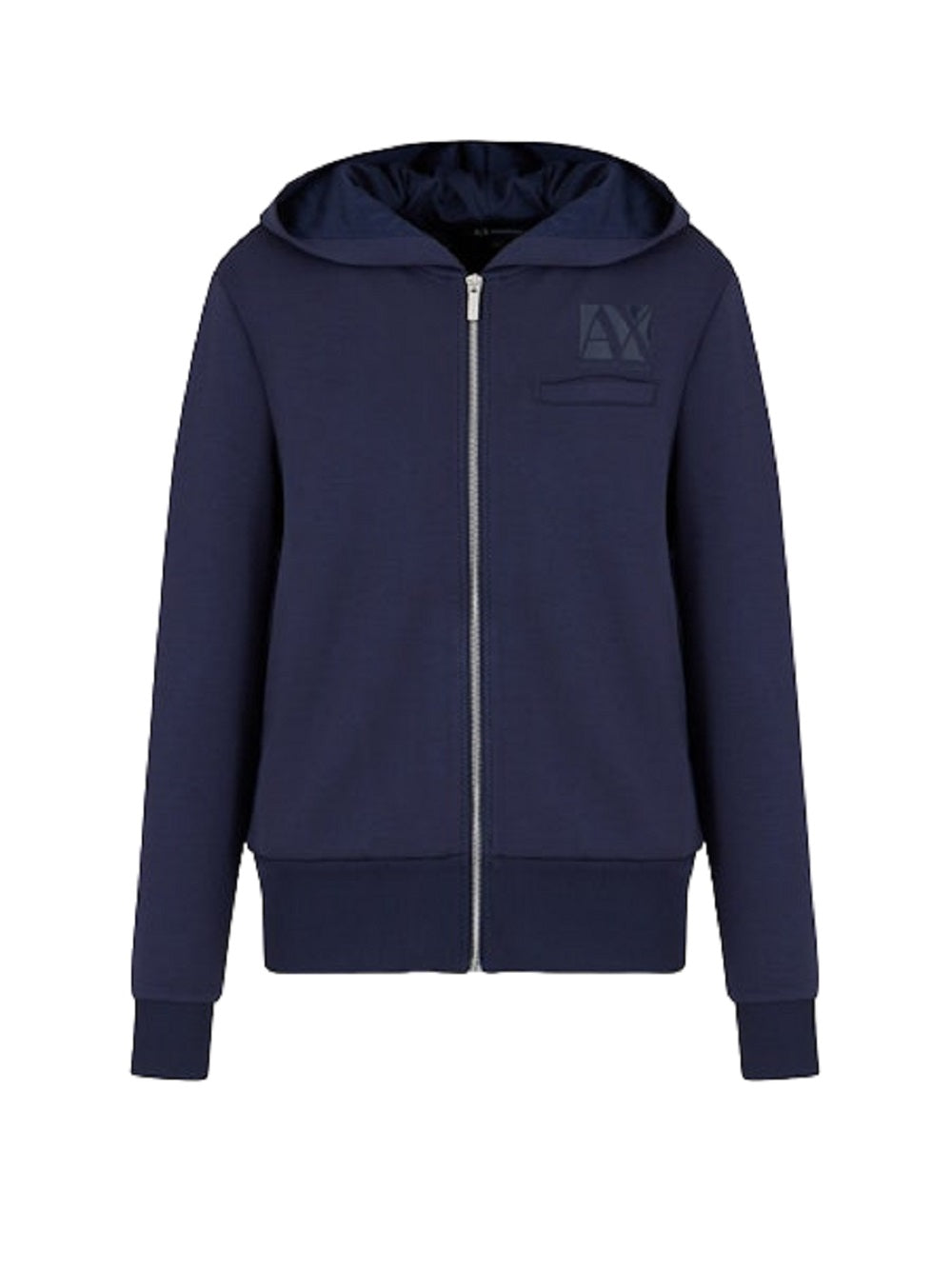 ARMANI EXCHANGE Women's Stylish Zip-Up Mini Hoodie