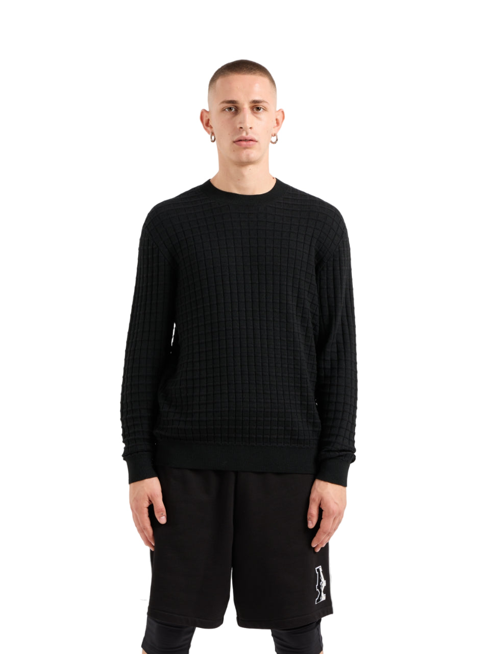 ARMANI EXCHANGE Stylish Crew Neck Sweater for Men - FW24 Edition