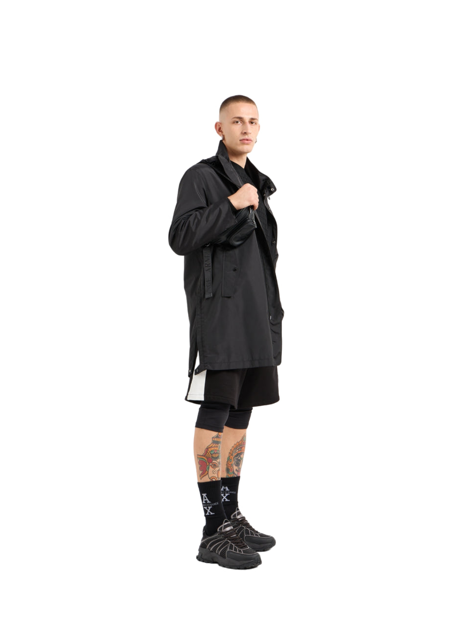 ARMANI EXCHANGE Stylish Crew Neck Sweater for Men - FW24 Edition