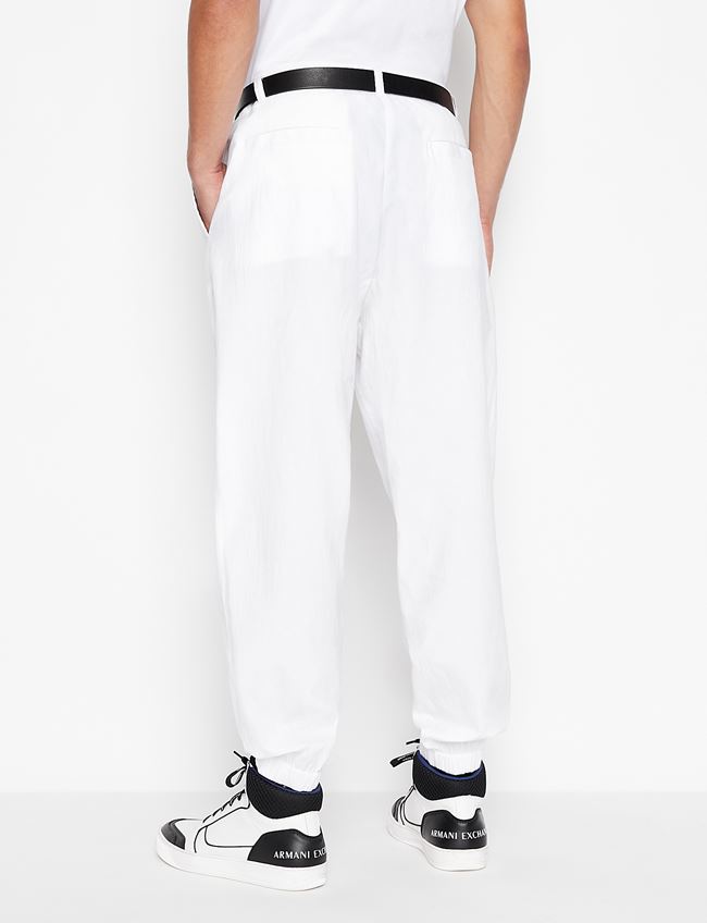 ARMANI EXCHANGE Stylish Stretch Linen Blend Pants for Men