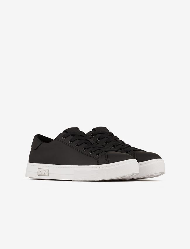 ARMANI EXCHANGE Chic Lace-Up Sneakers for Women