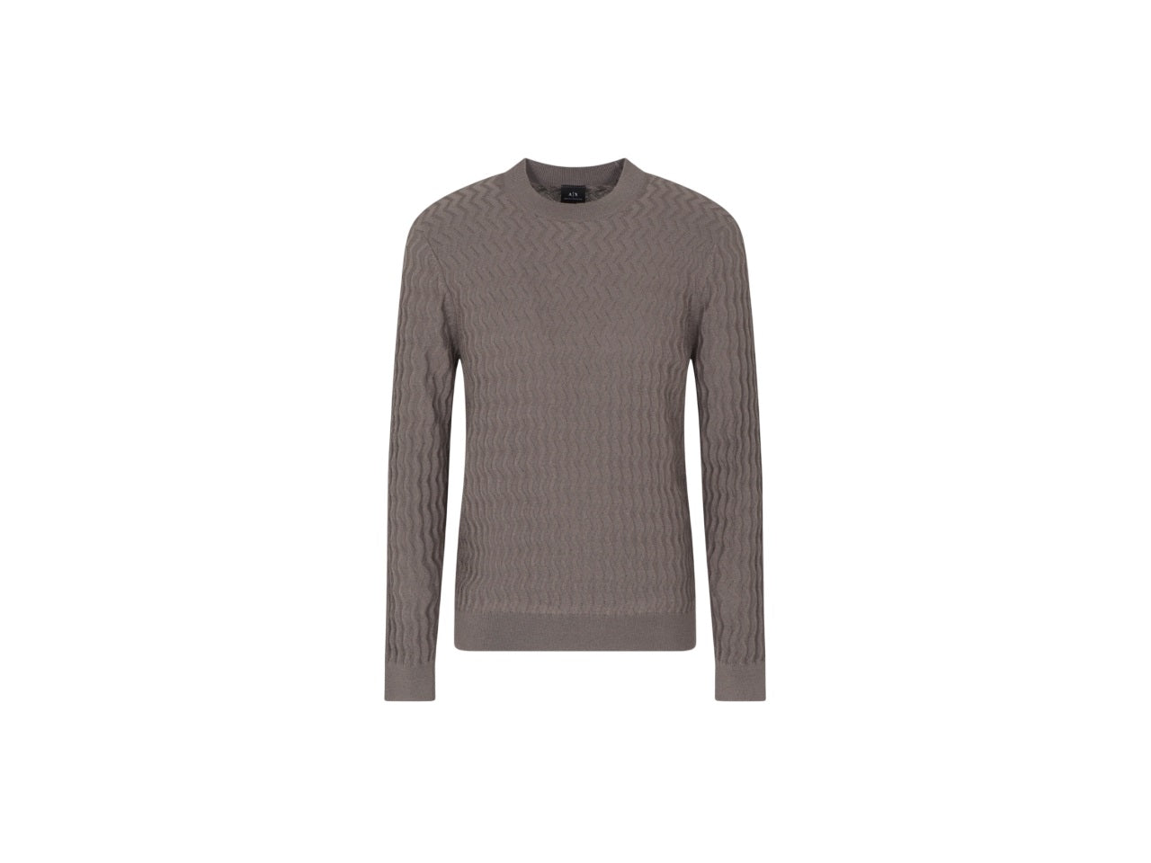 ARMANI EXCHANGE Textured Crewneck Sweater for Men