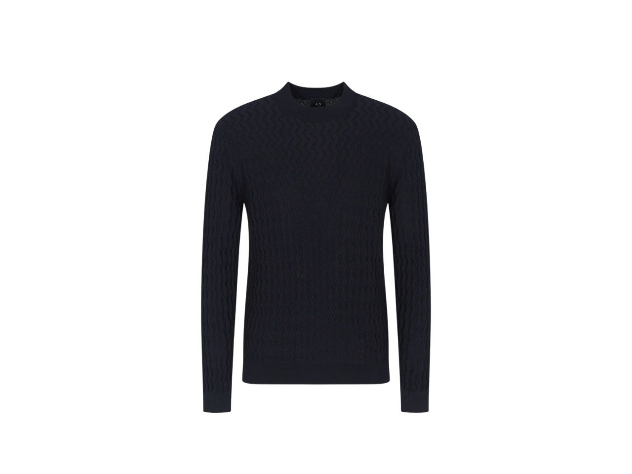 ARMANI EXCHANGE Textured Knit Sweater for Men - Regular Fit