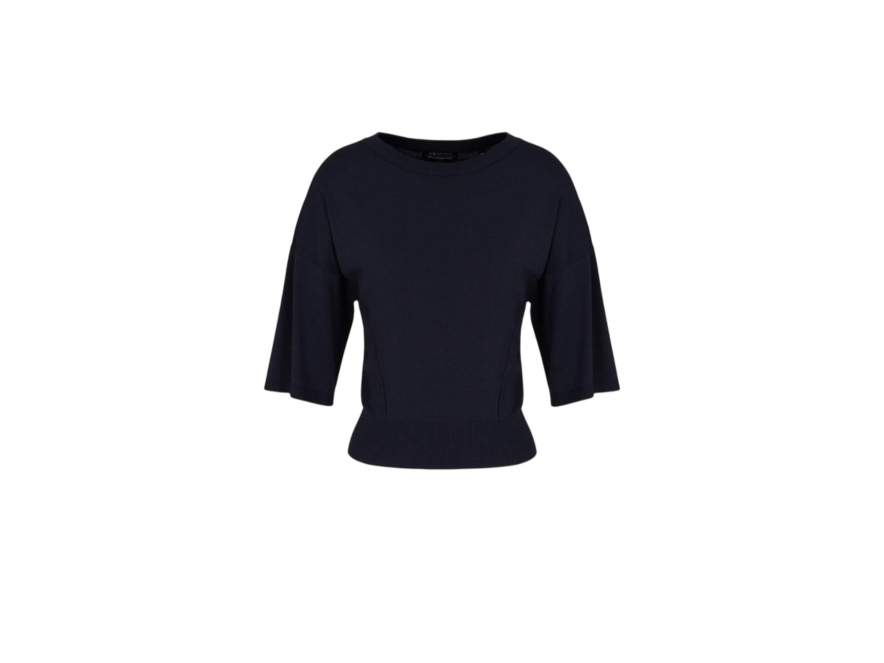 ARMANI EXCHANGE Refined Three-Quarter Sleeve Sweater