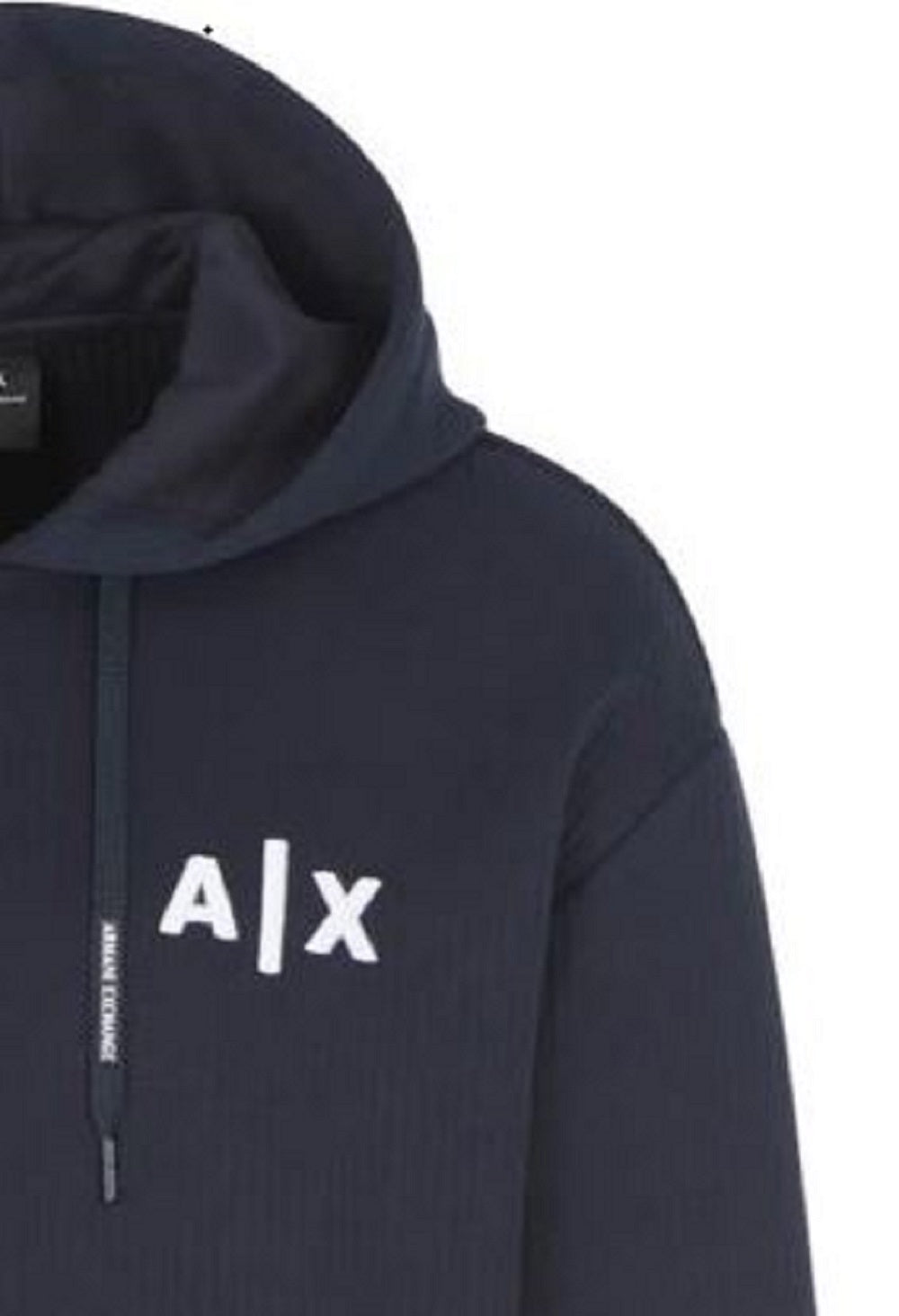 ARMANI EXCHANGE Men's Regular Fit Sweatshirt with Kangaroo Pocket