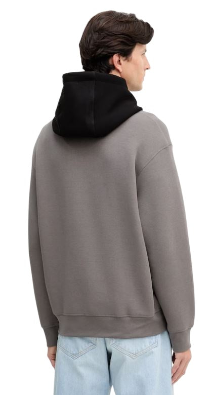 ARMANI EXCHANGE Regular Fit Sweatshirt with Contrasting Drawstring Hood