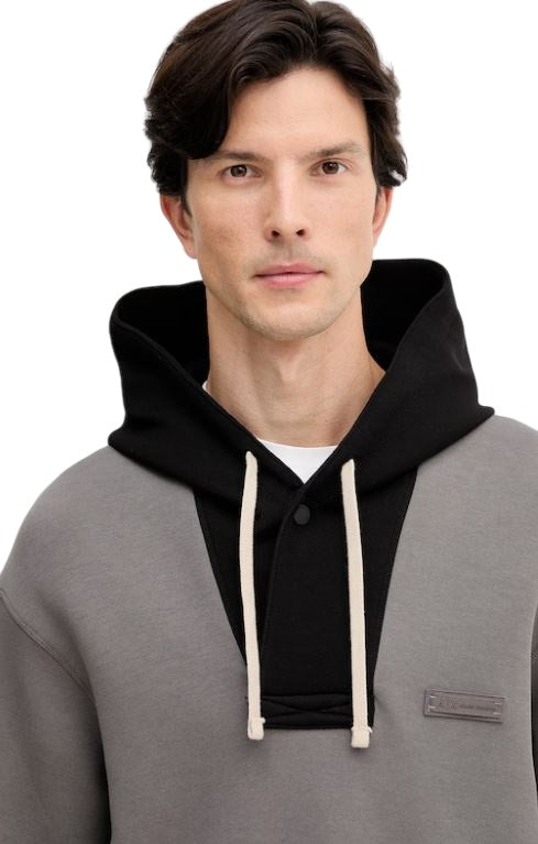 ARMANI EXCHANGE Regular Fit Sweatshirt with Contrasting Drawstring Hood