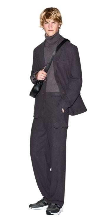 ARMANI EXCHANGE Regular Fit Turtleneck Sweater for Men