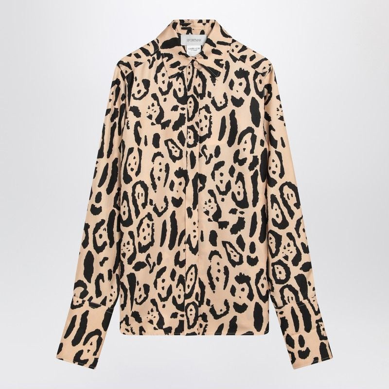 MAX MARA SPORTMAX Silk Animal Print Shirt for Women