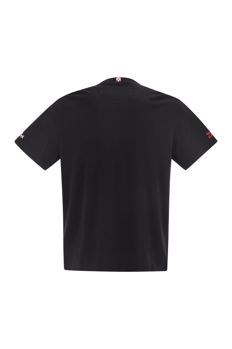 MC2 SAINT BARTH Men's Stylish Cotton T-Shirt with Embroidered Detail