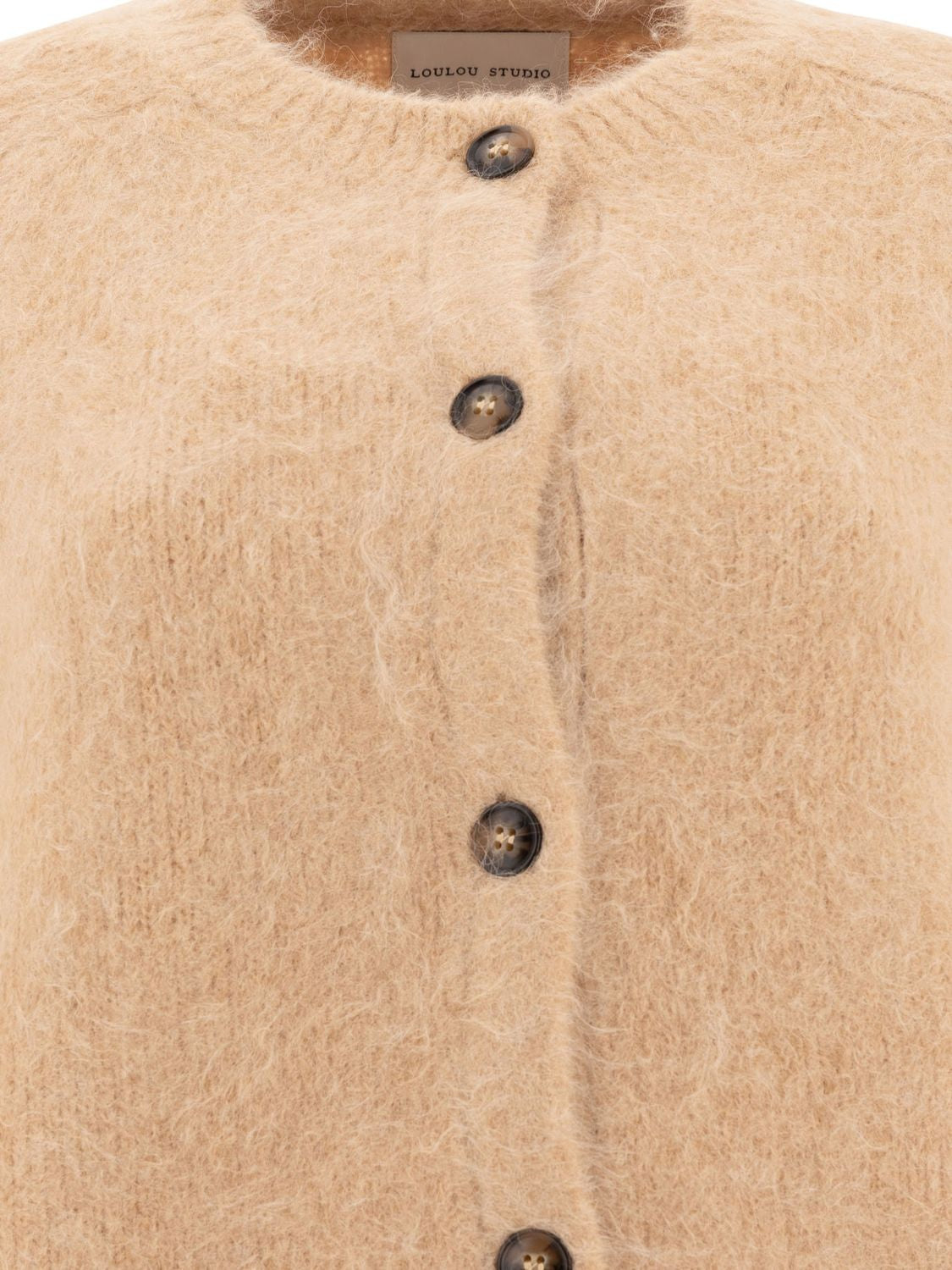 LOULOU STUDIO Regular Fit Long Sleeve Cardigan