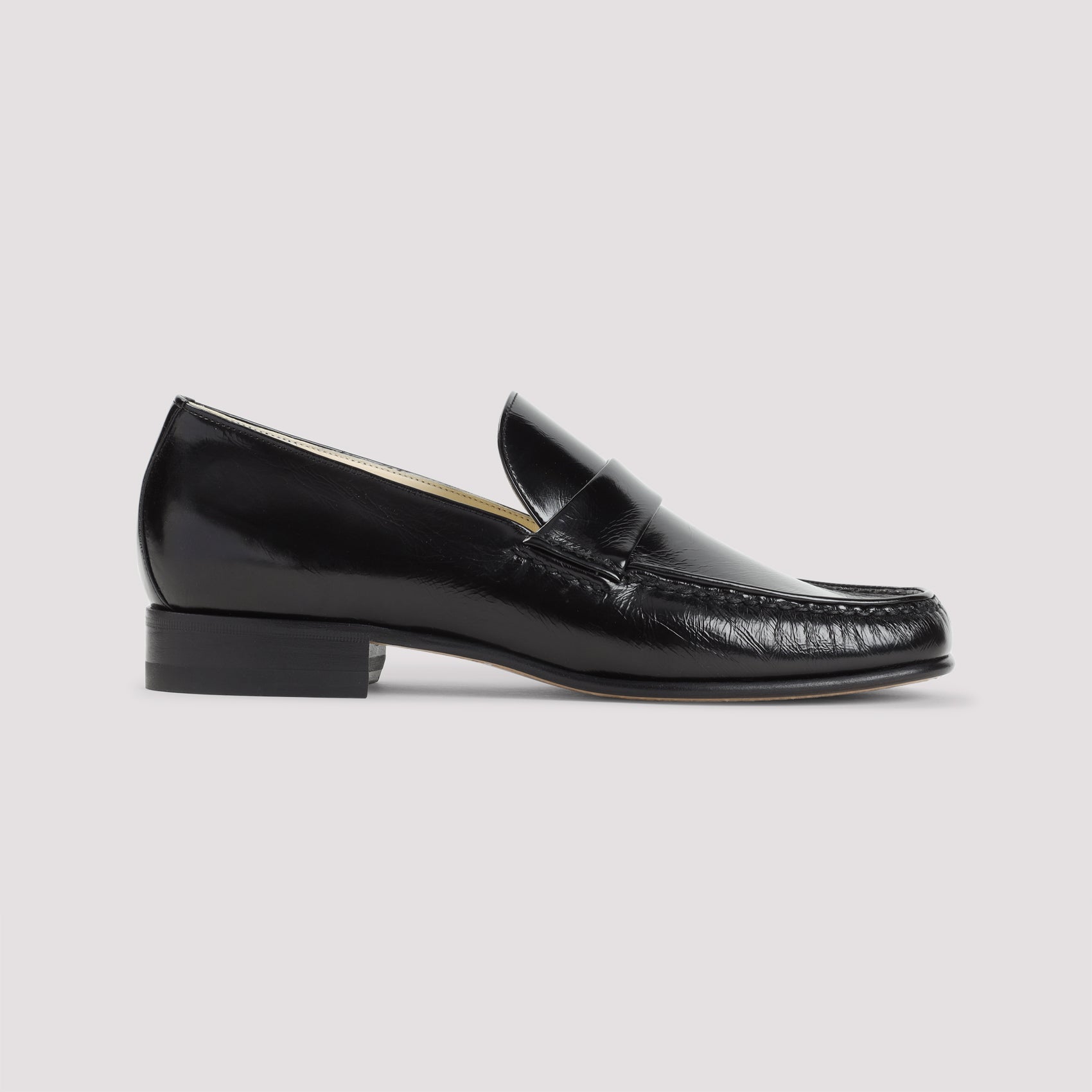 PHOEBE PHILO 100% Leather Loafers - Square Toe Design