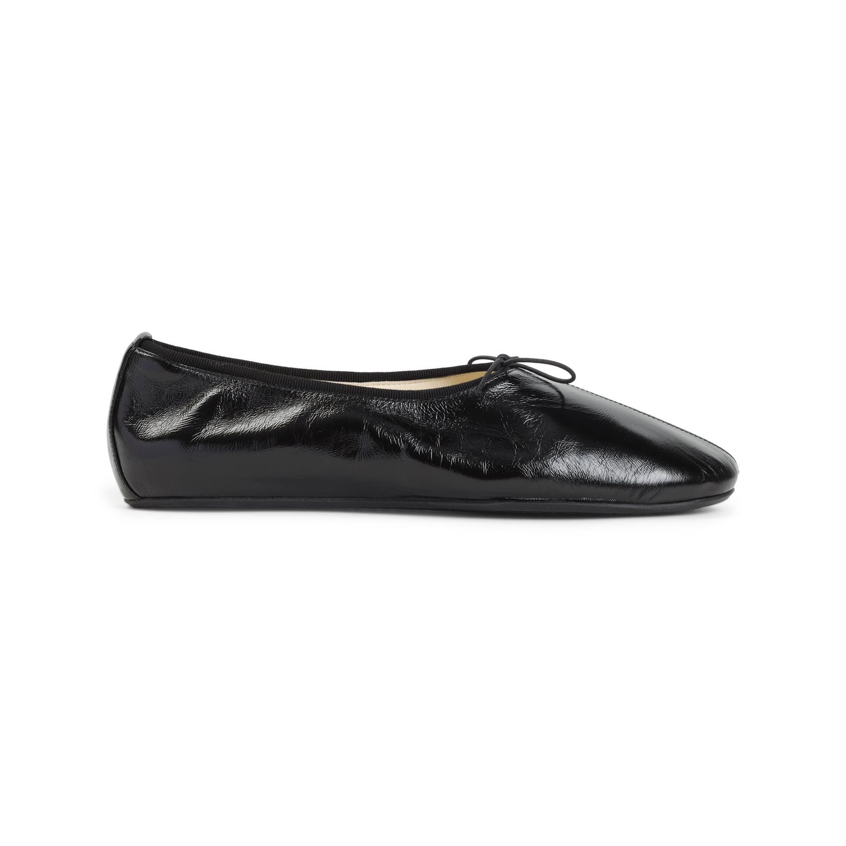 PHOEBE PHILO Gathered Flat Leather Ballerinas