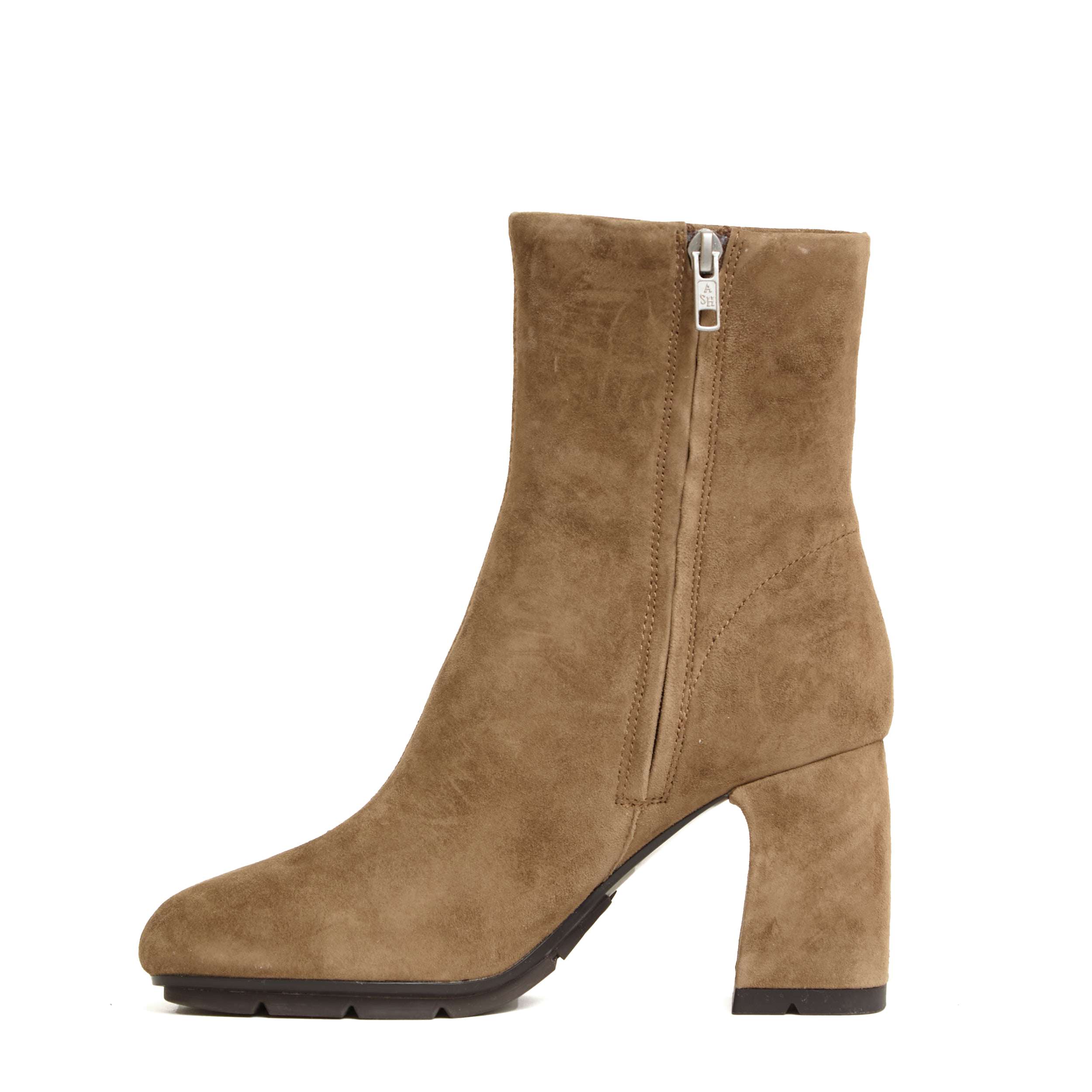 ASH Chic Ankle Boots with Square Toe and 8.5 Cm Heel