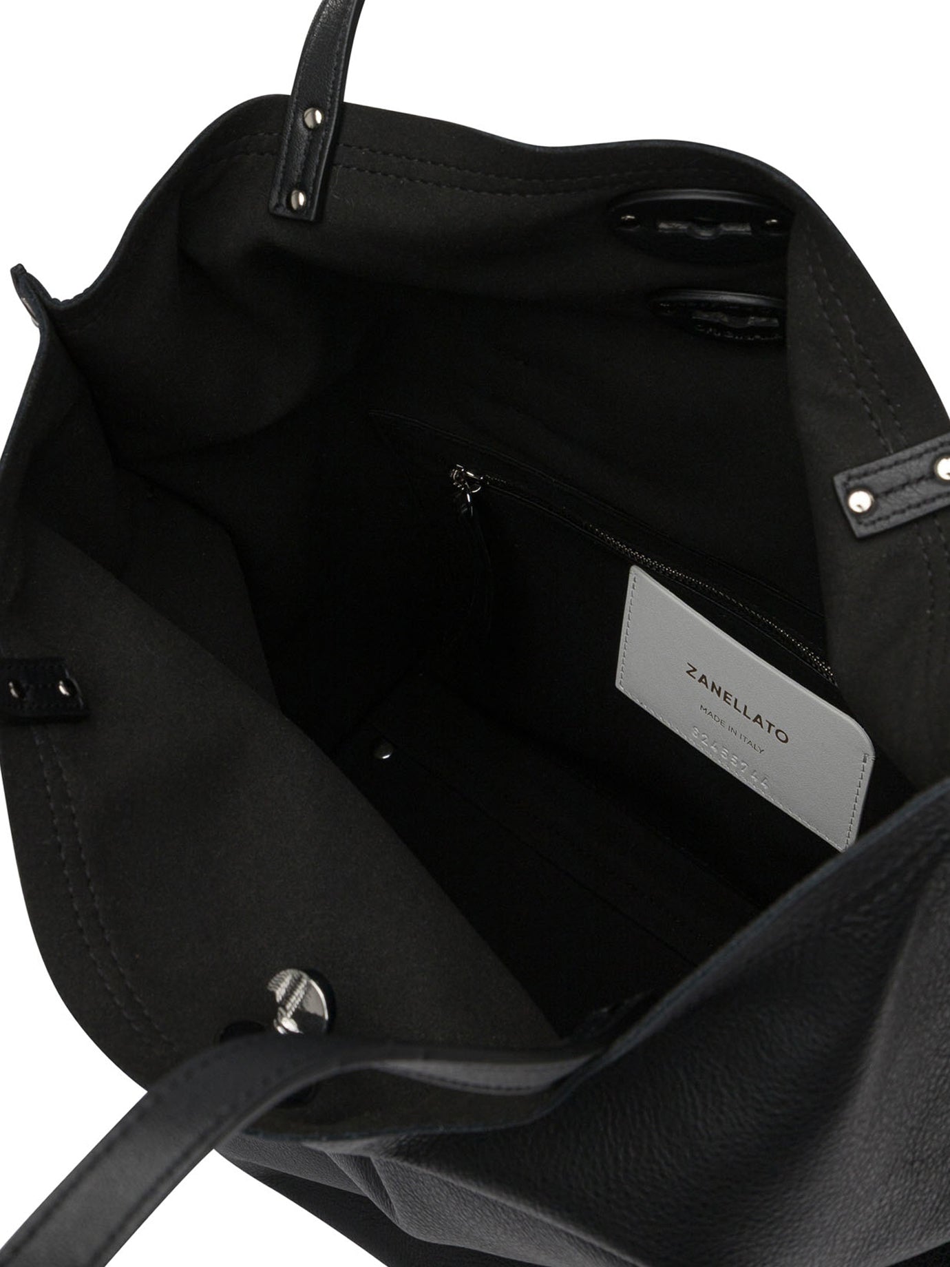 ZANELLATO Contemporary Leather Handbag - 34X39X15 CM