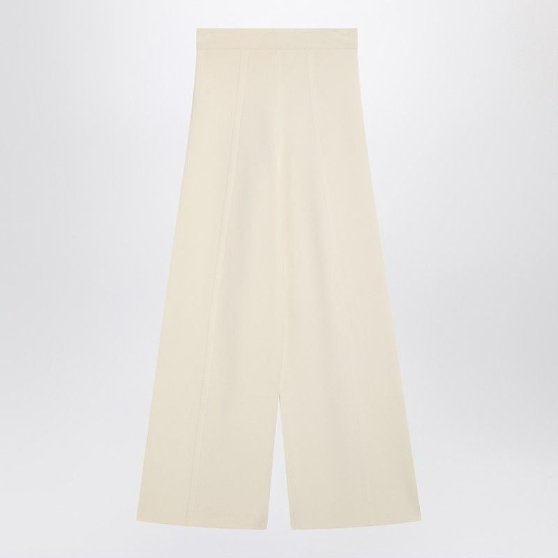 MAX MARA Wide Leg Knit Pants with High Waist