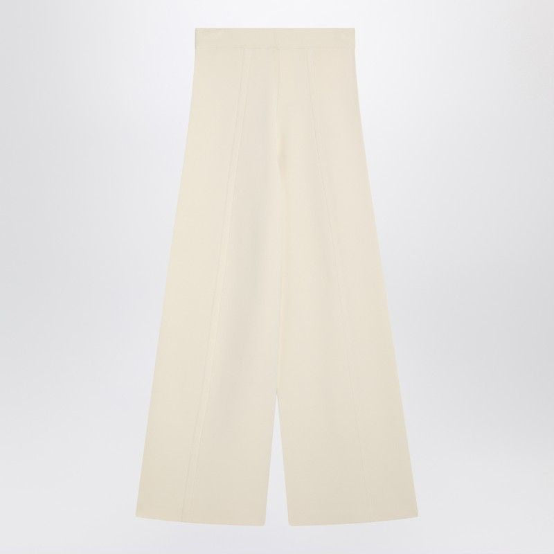 MAX MARA Wide Leg Knit Pants with High Waist