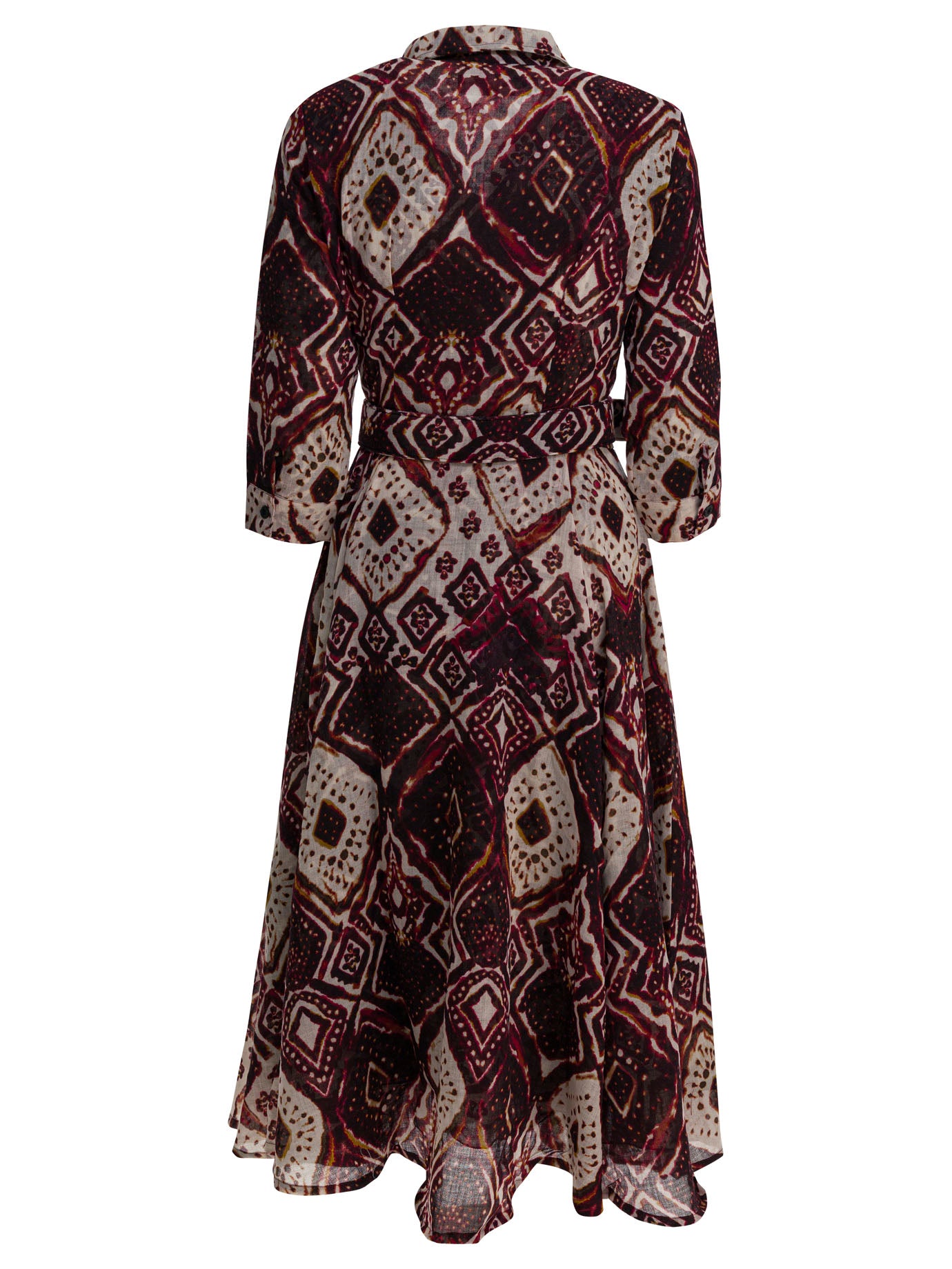 SAMANTHA SUNG Tie-Dye Wool Dress