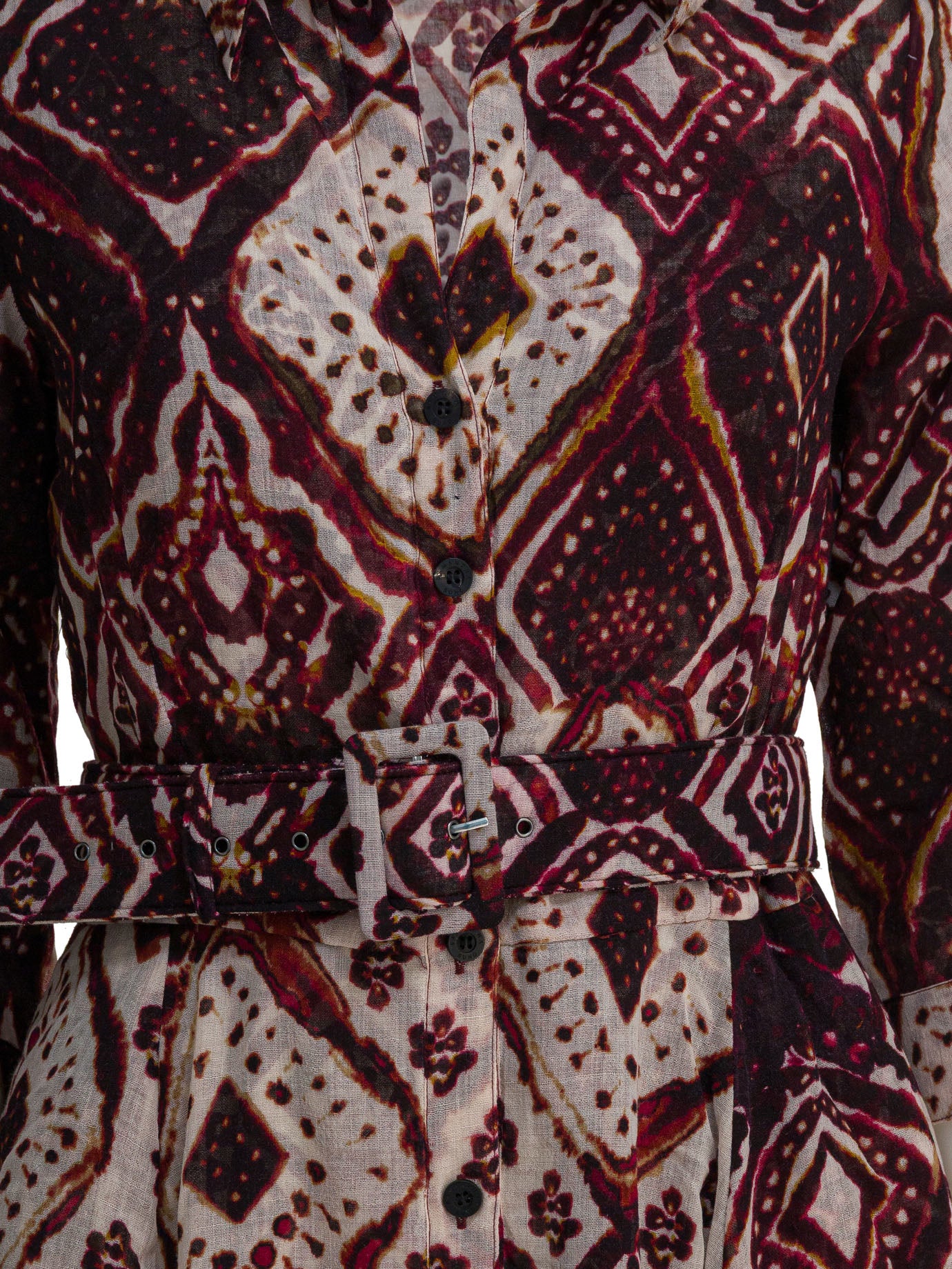 SAMANTHA SUNG Tie-Dye Wool Dress