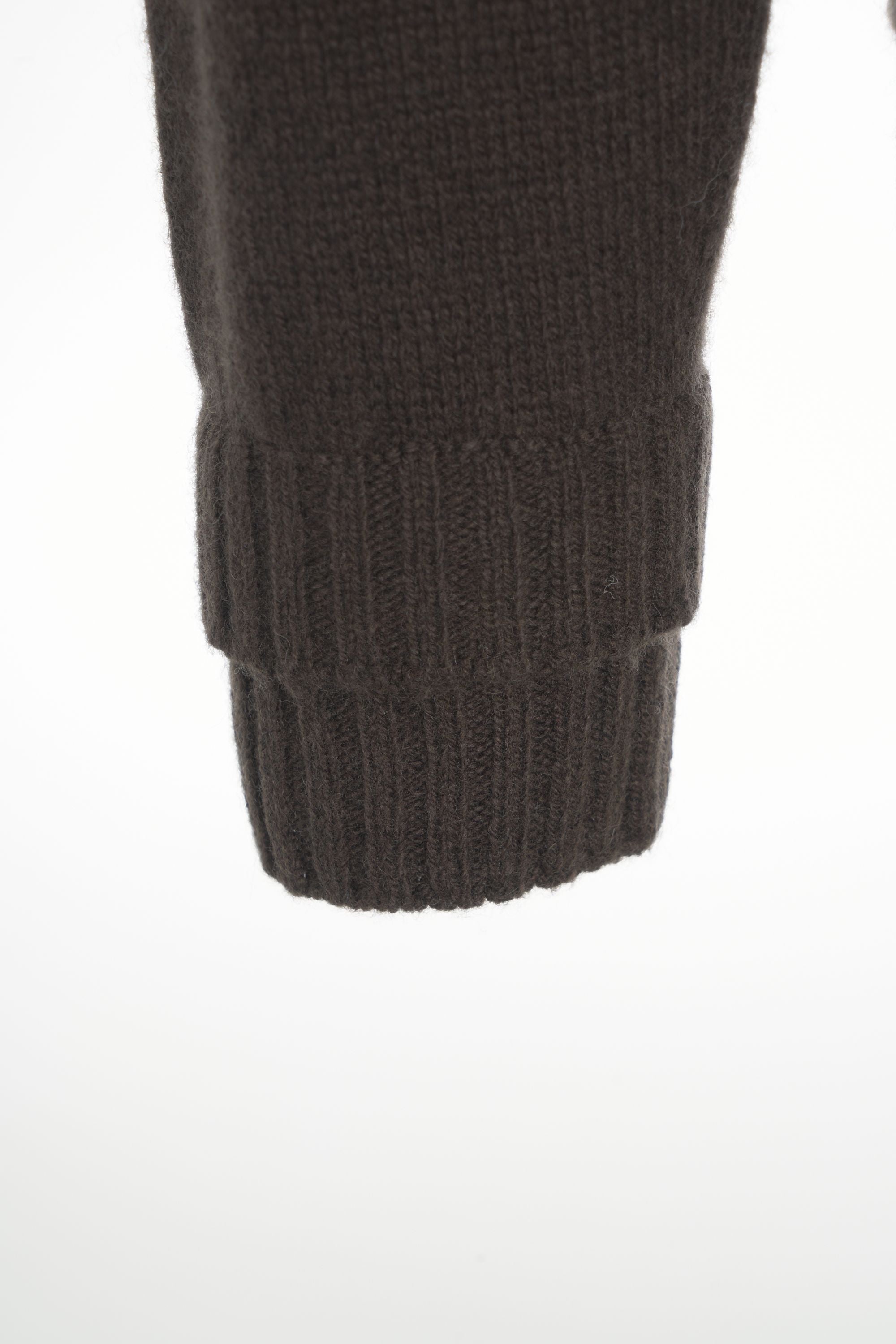 ATOMO FACTORY Classic V-Neck Wool-Cashmere Cardigan