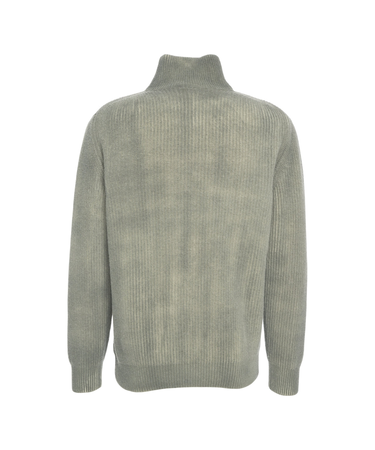 ATOMO FACTORY Stylish Turtleneck Pullover with Half-Zip - FW25
