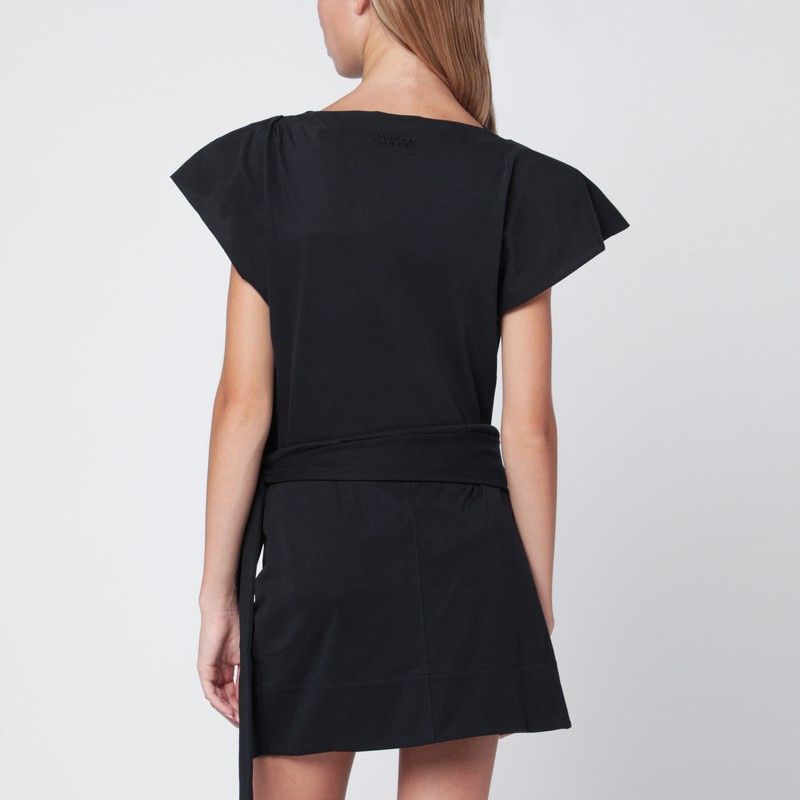 ISABEL MARANT Asymmetrical T-Shirt with Structured Shoulders
