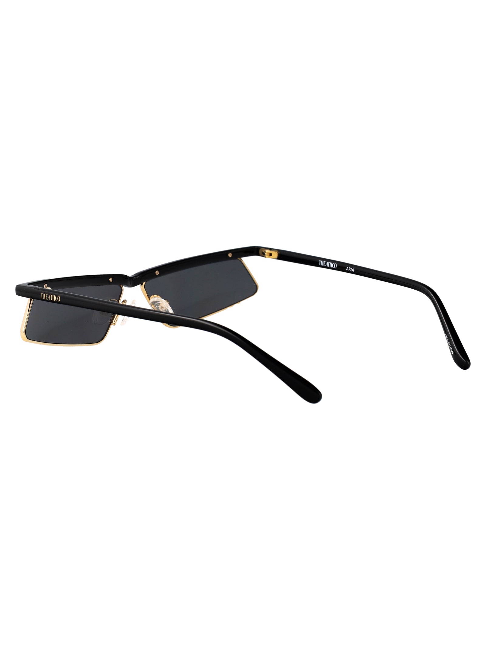 THE ATTICO Elegant Stainless Steel Sunglasses for Women