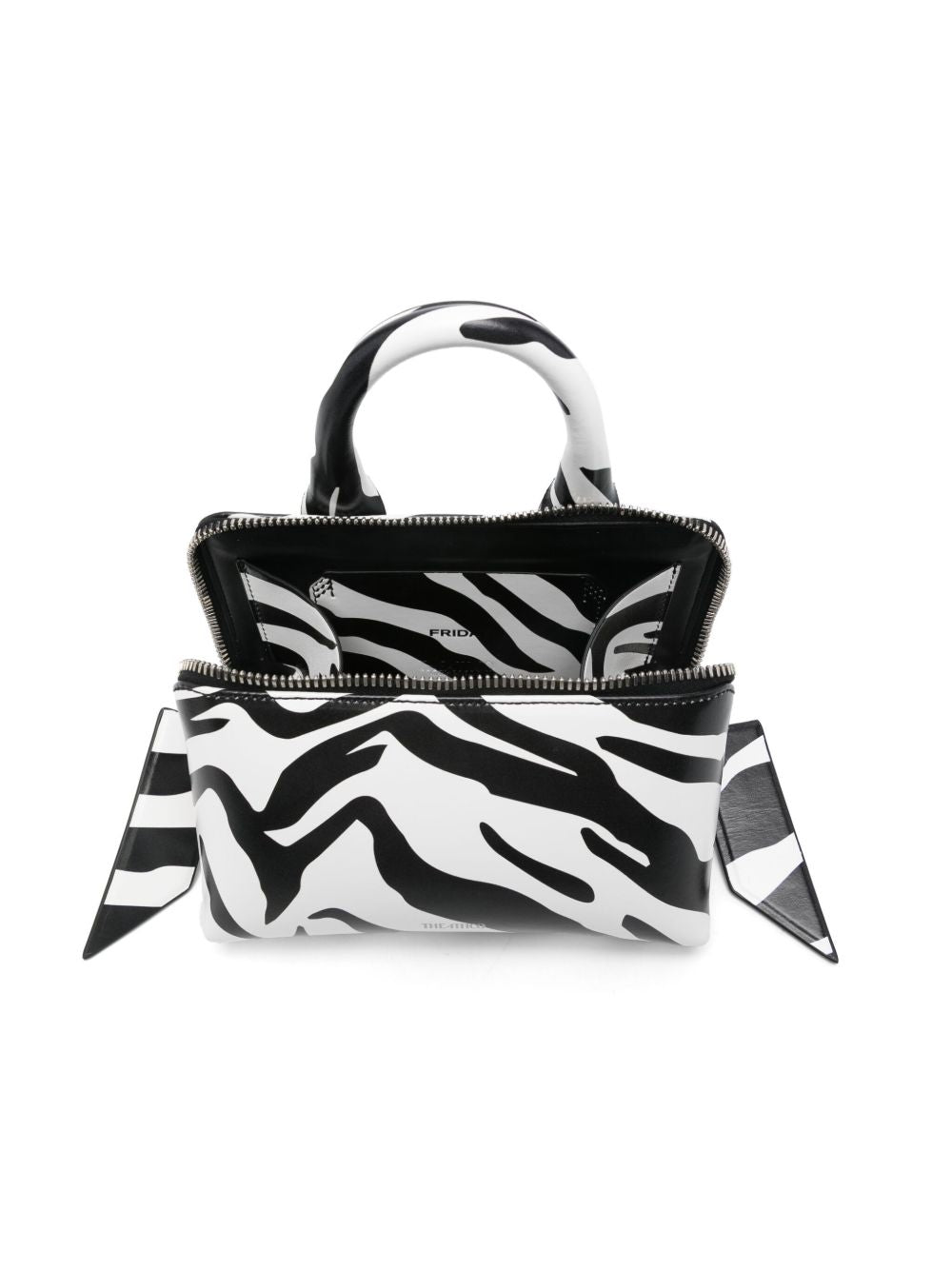 ATTICO Mini Zebra-Print Handbag