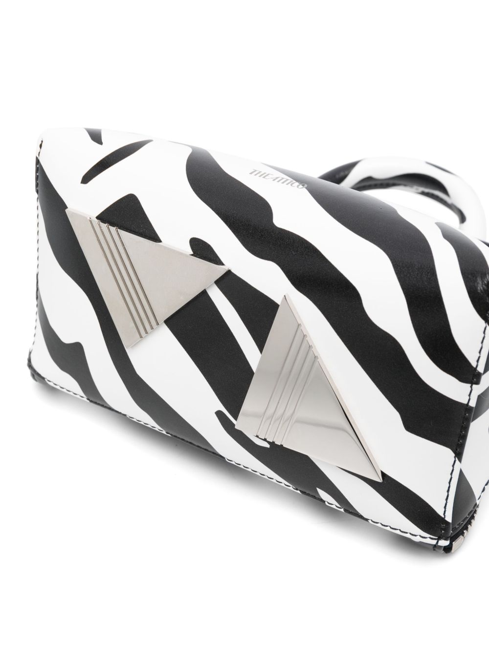 ATTICO Mini Zebra-Print Handbag