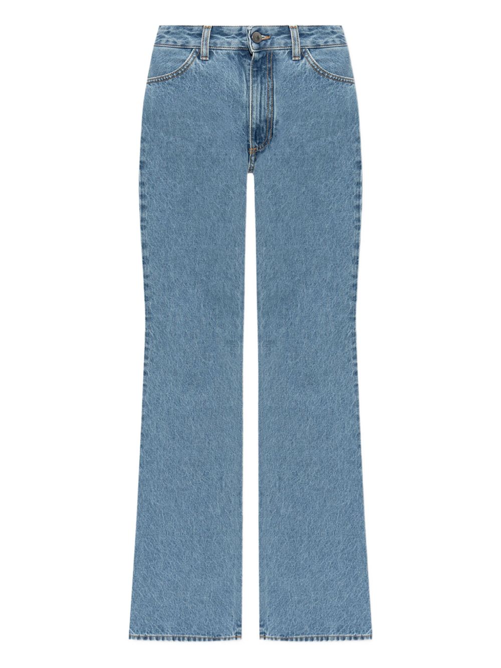ATTICO High-Waisted Flared Jeans