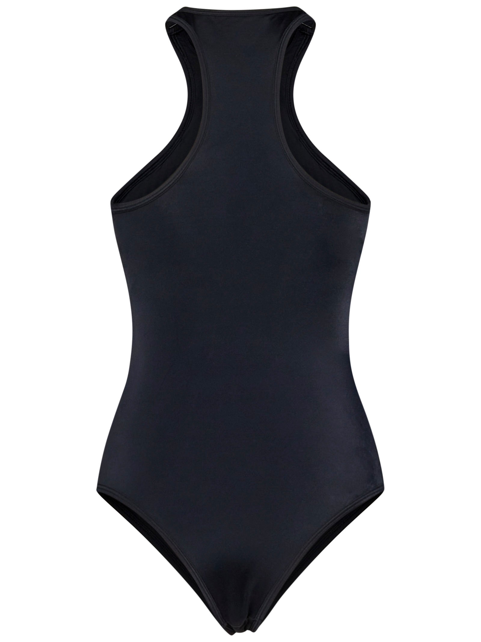 ATTICO Chic One-Piece Swimsuit with Silver Buckle