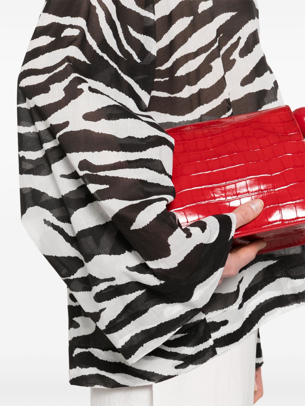 ATTICO Chic Zebra Print Blouse for Women - FW25