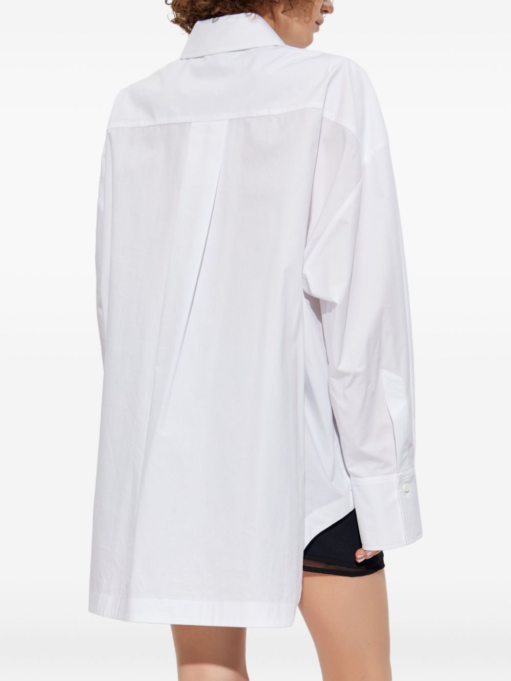 ATTICO Oversized Cotton Poplin Shirt - Women’s Fall/Winter 25/26