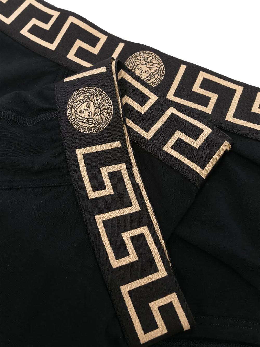 VERSACE Stretch Cotton Boxer Set - Bi-Pack Trunk T-Shirt