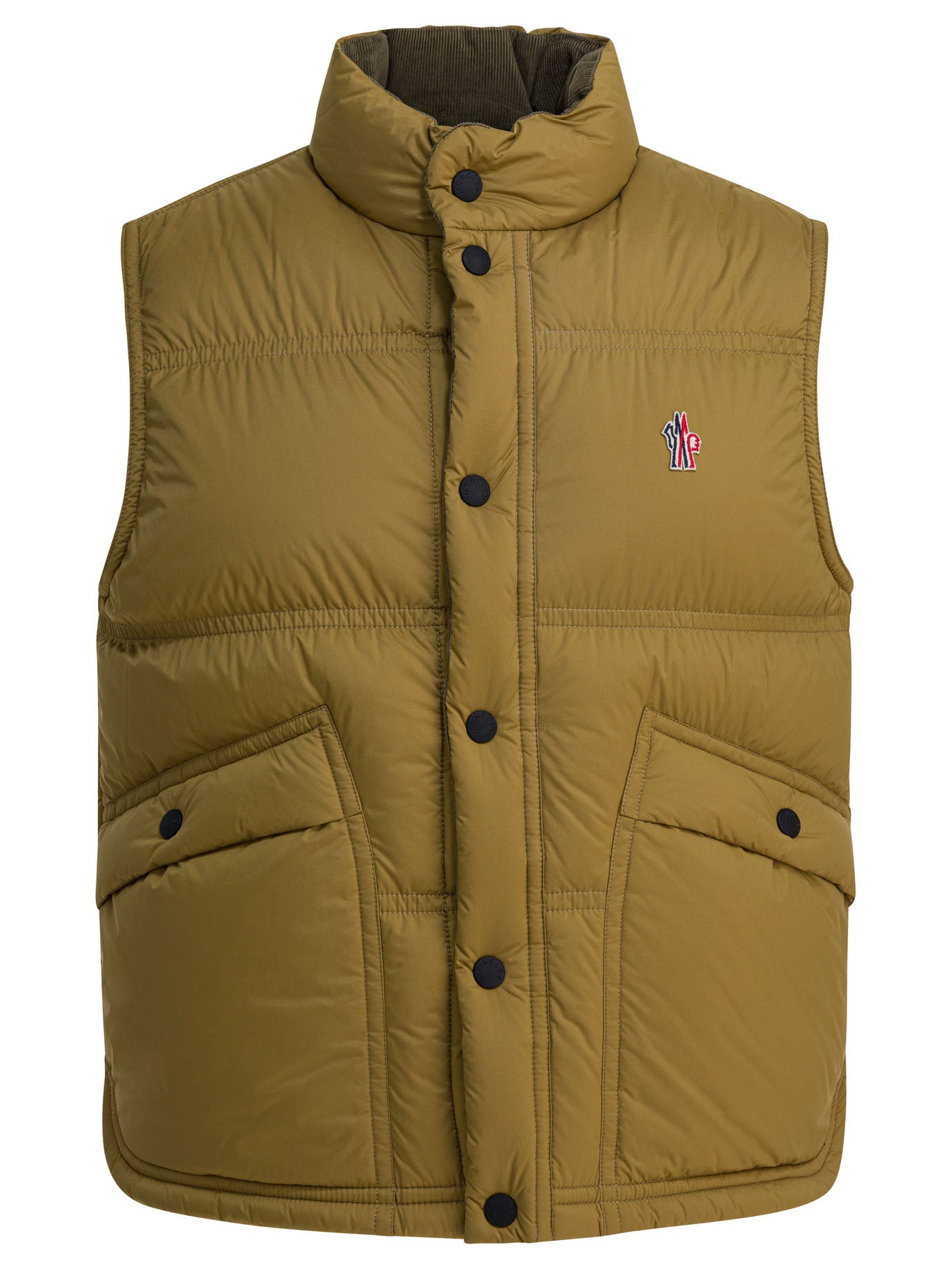 MONCLER GRENOBLE Sleeveless Down and Feather Jacket for Men