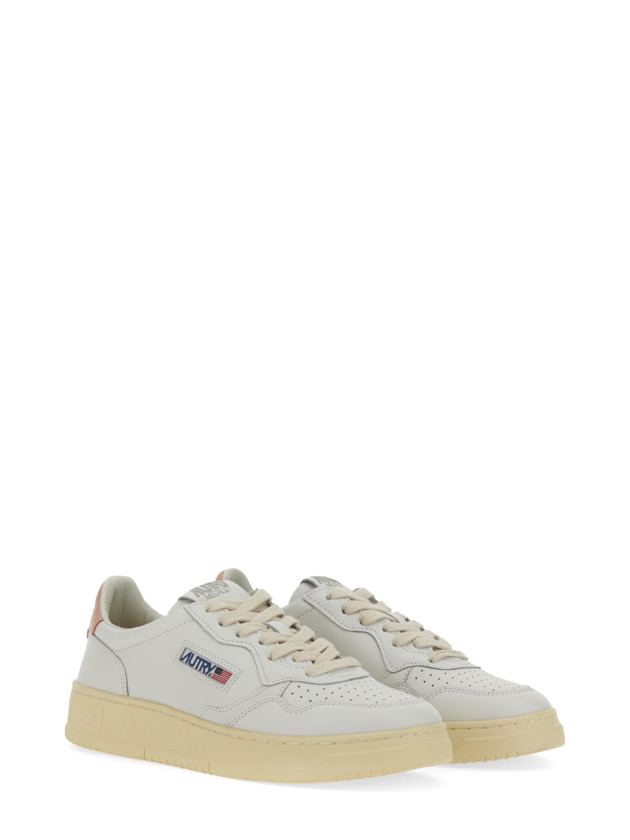 AUTRY Classic White Leather Medalist Sneaker for Women