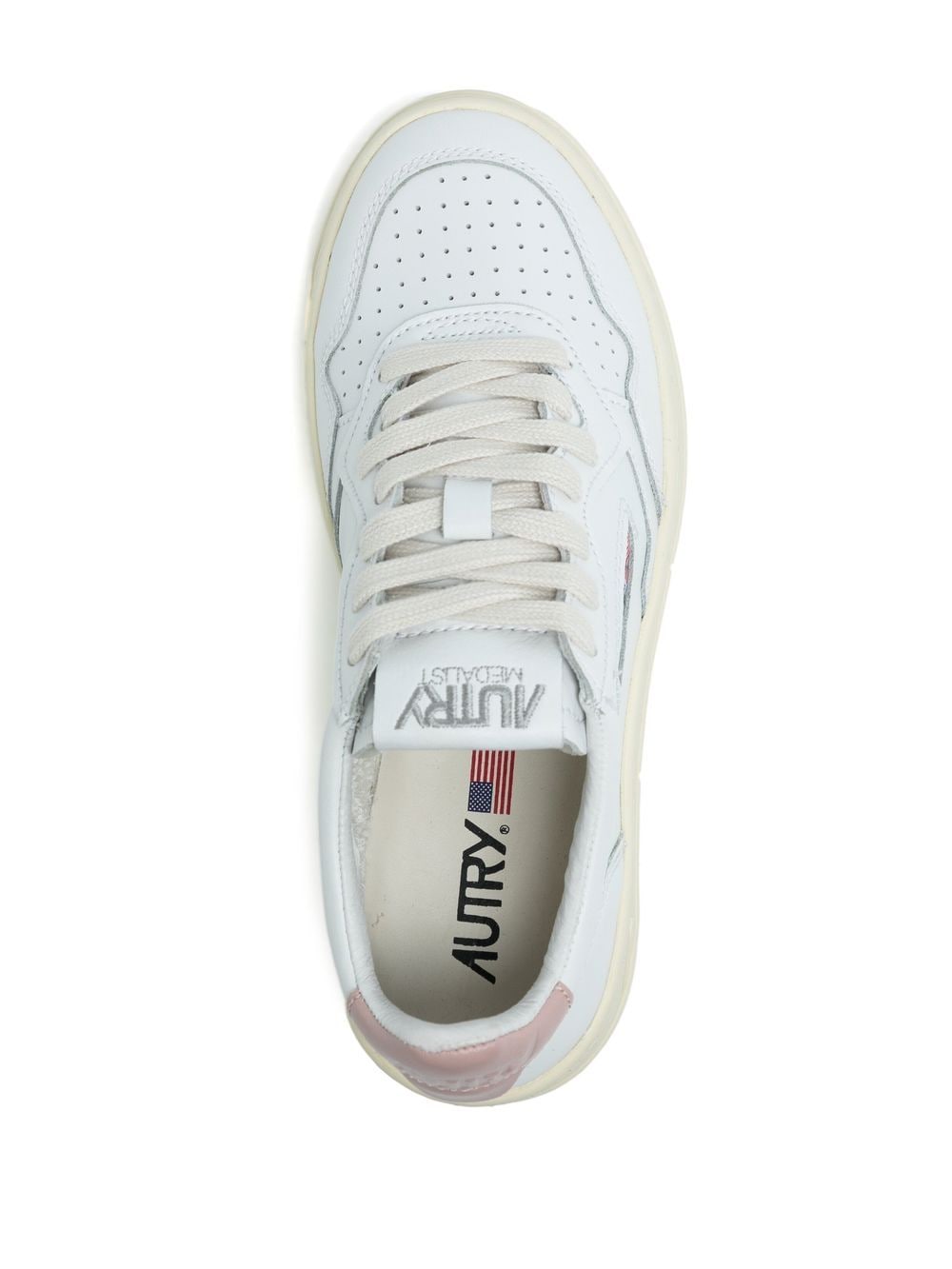 AUTRY Soft Leather Medalist Low-Top Sneaker