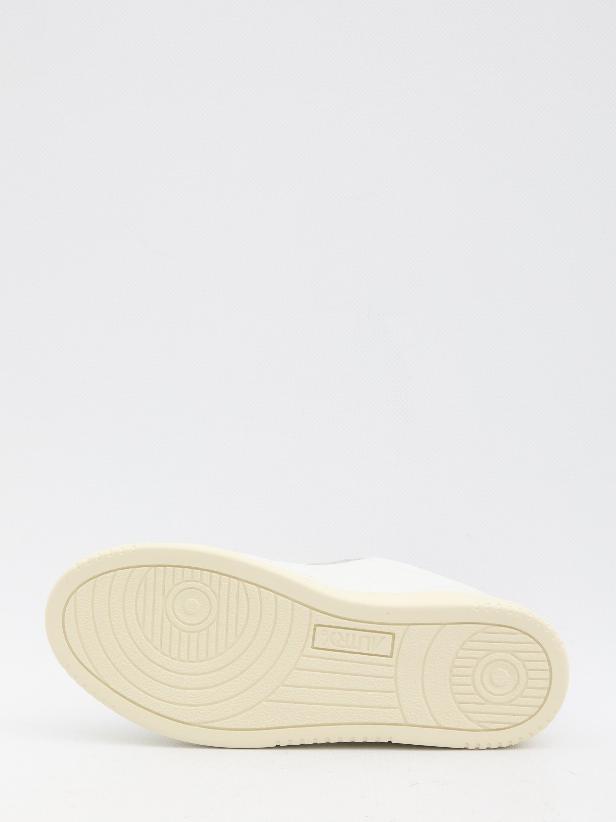 AUTRY Low-Top Sneaker with Beige Suede Detail