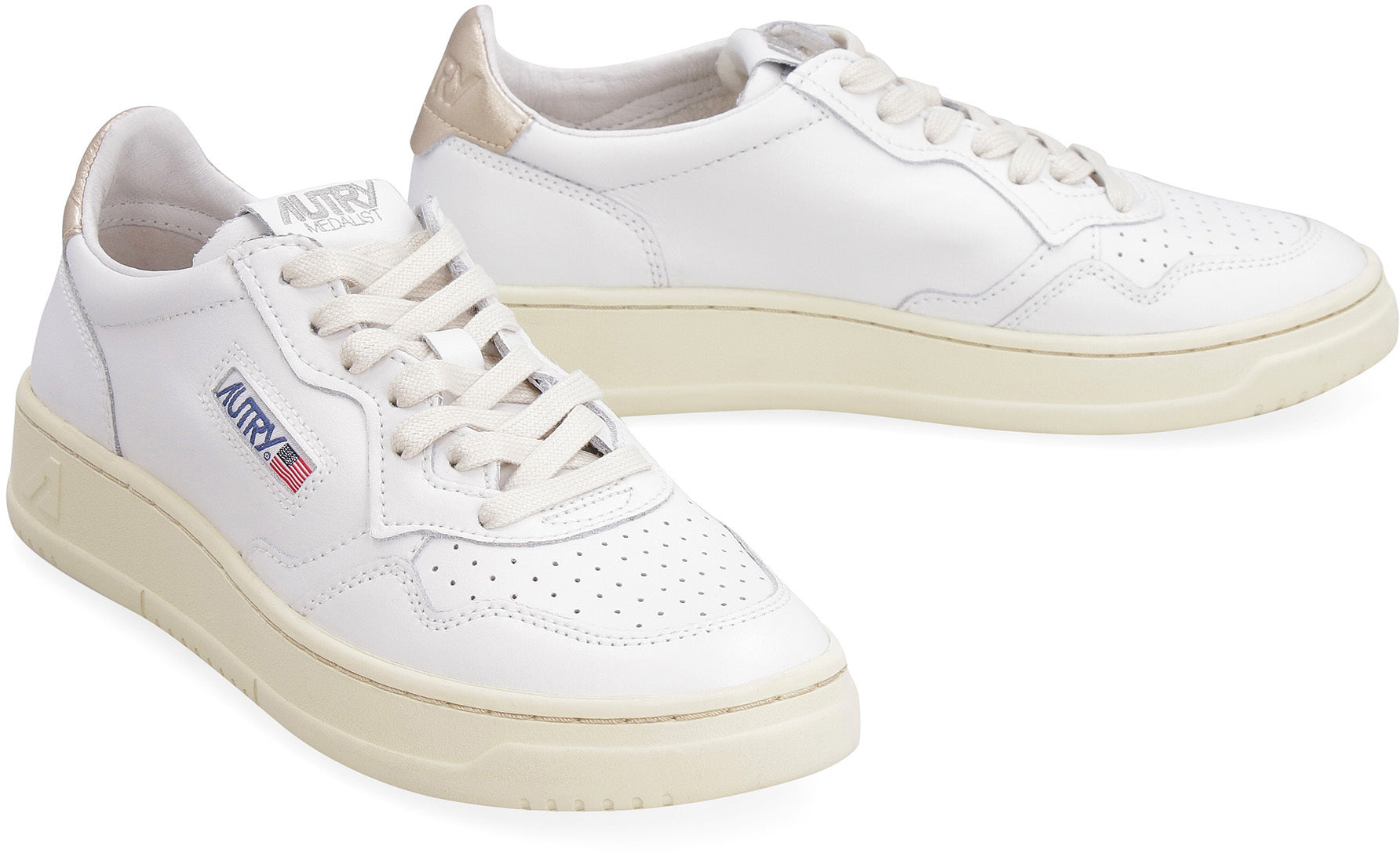 AUTRY Women's Leather Medalist Low Sneakers