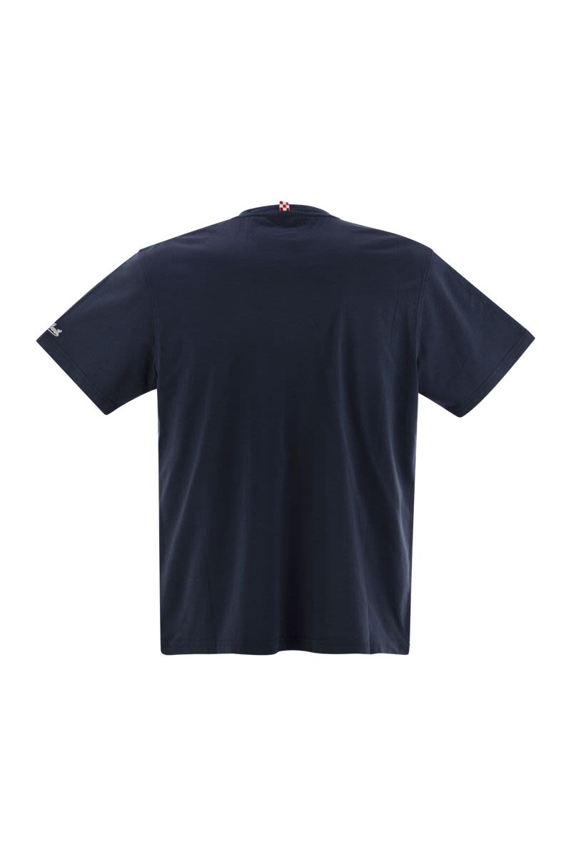 MC2 SAINT BARTH Austin Mini T-Shirt with Embroidered Pocket
