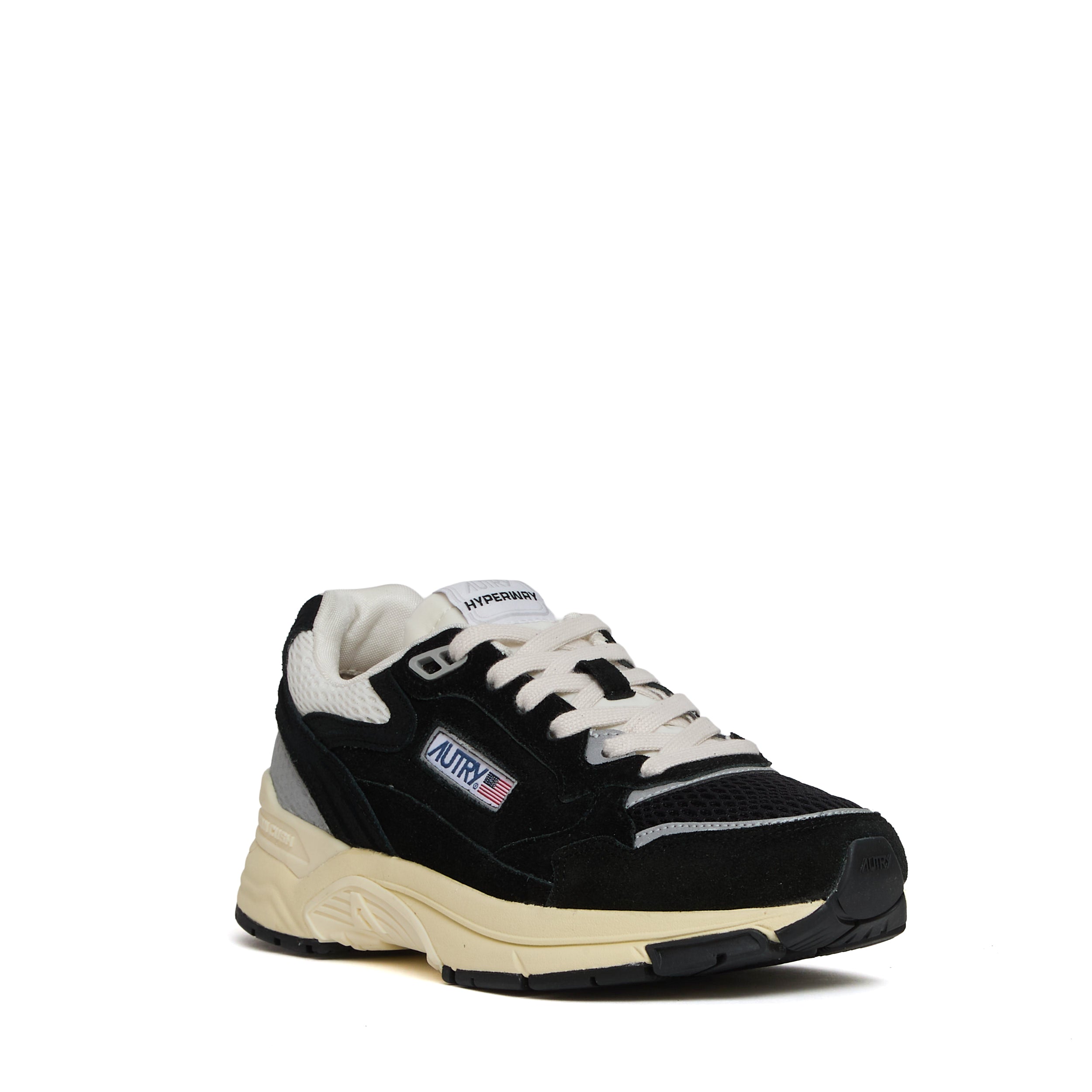 AUTRY Hyperway Mesh and Suede Sneakers with 3.5 cm Sole Height