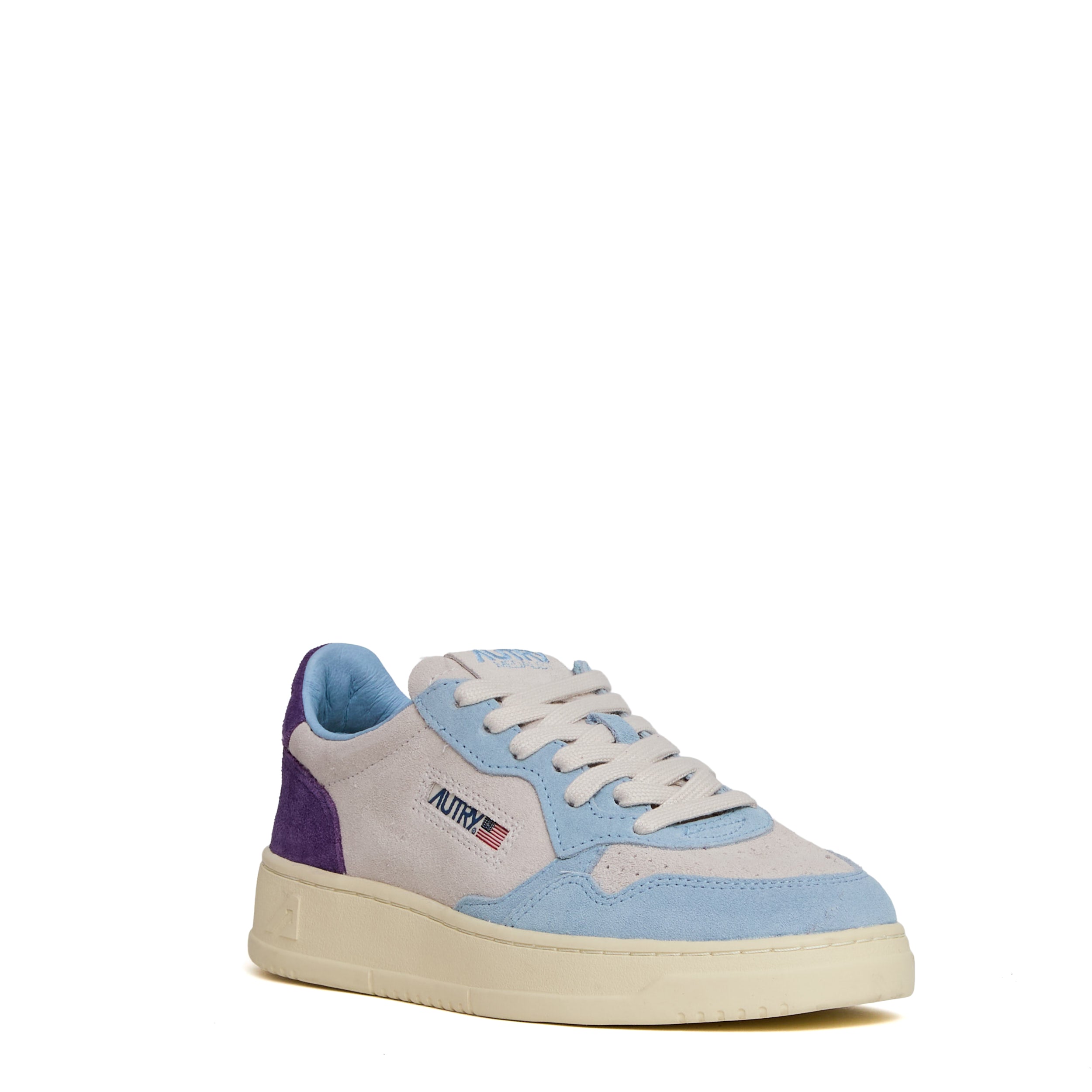 AUTRY Sneaker Medalist Low Tricolor Mini with Padded Collar