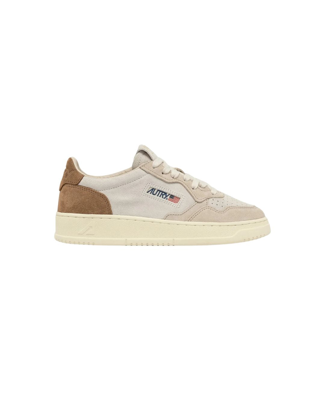 AUTRY Low Tricolor Suede Sneaker for Women
