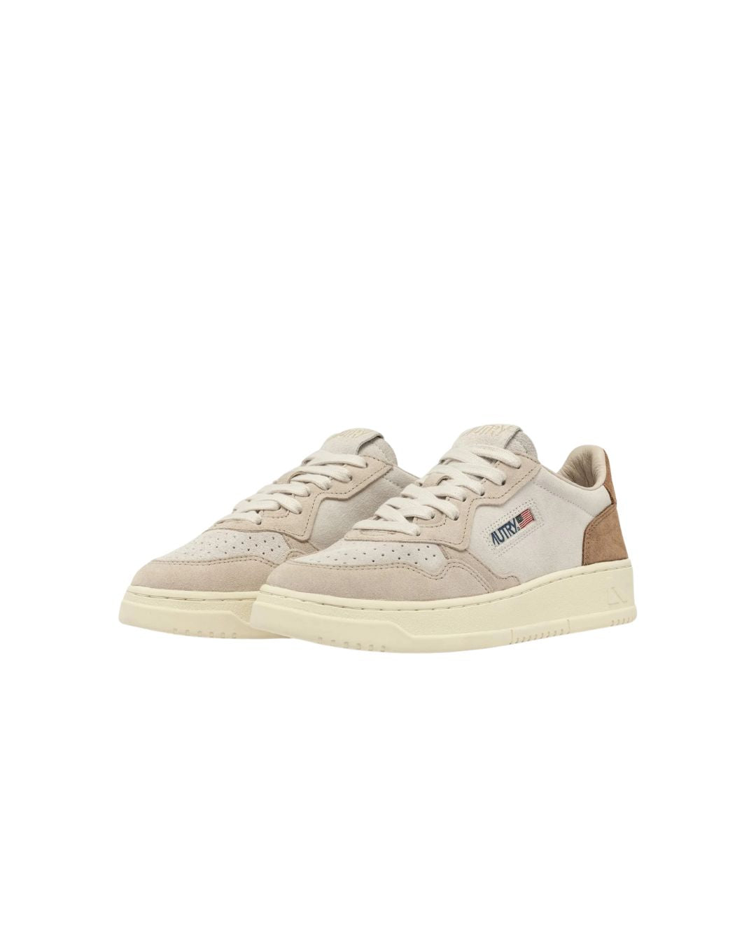 AUTRY Low Tricolor Suede Sneaker for Women