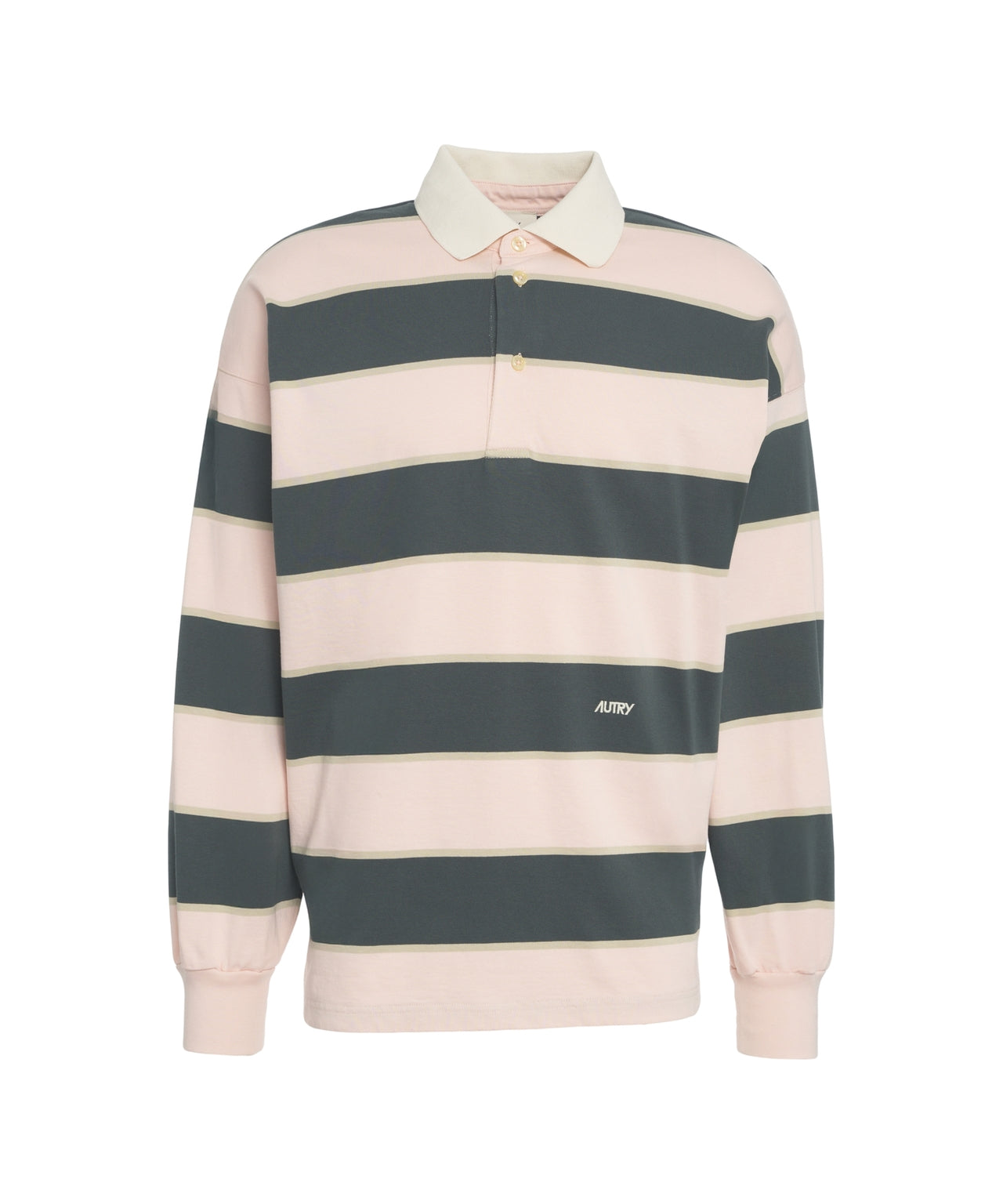 AUTRY Women's Relaxed Fit Long-Sleeve Polo T-Shirt 'POPX'