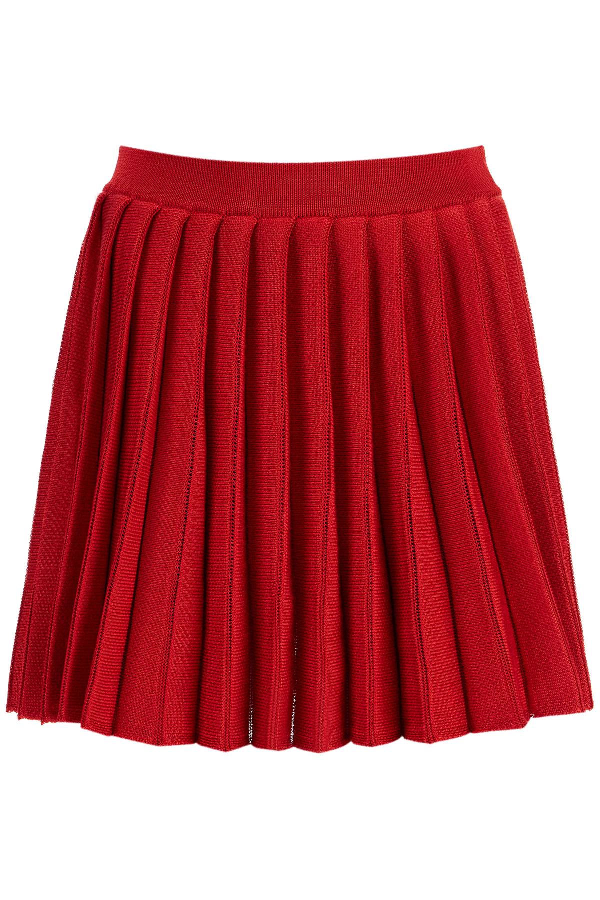 SELF-PORTRAIT Elegant Pleated Mini Skirt - Regular Fit