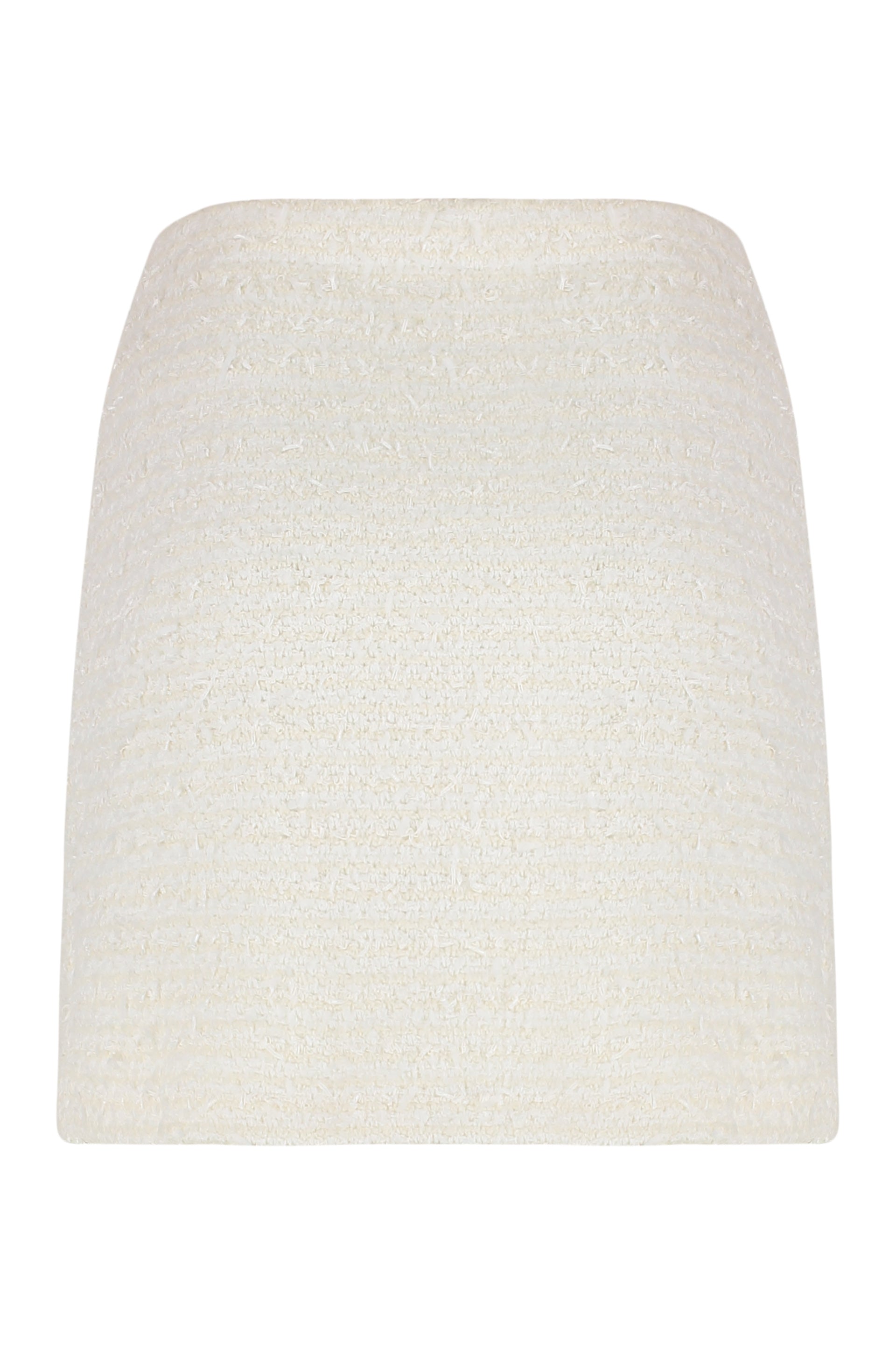 SELF-PORTRAIT Cropped Bouclé Knit Cardigan with Crystal Buttons - Size S